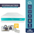 KITA OFFSPRING Mattress (13.5 inch), Natural Latex + Solid Foam + Pocket Spring (Free Gift)