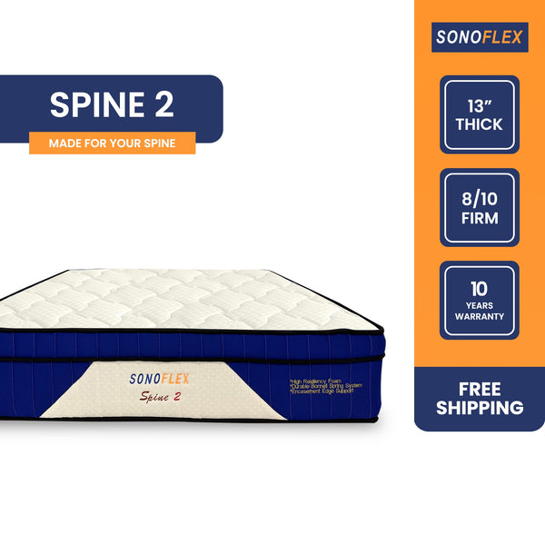 SonoFlex SPINE 2 Mattress (13 inch), Bonnell Coil