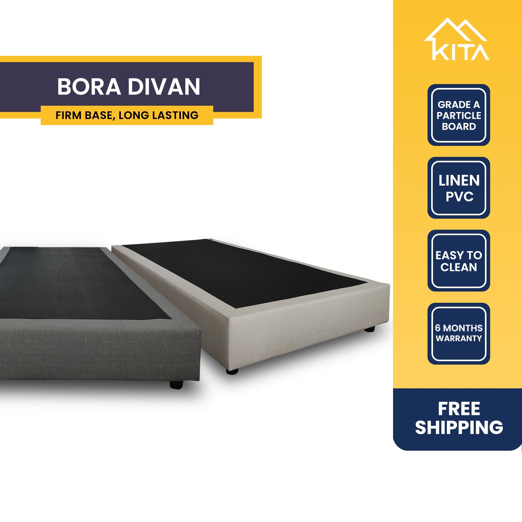 KITA BORA Divan, Firm Base